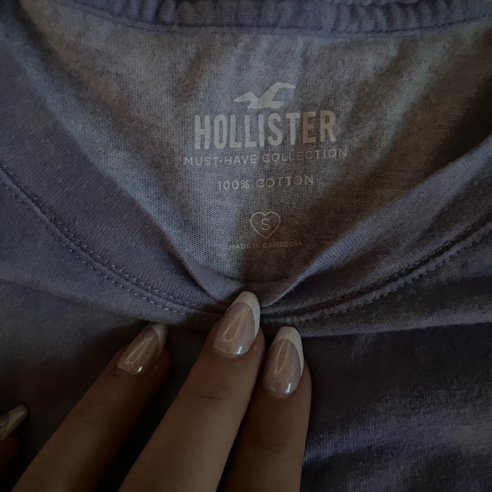 Hollister Lavender Cotton Tee